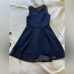 Navy Blue girls dress size 8